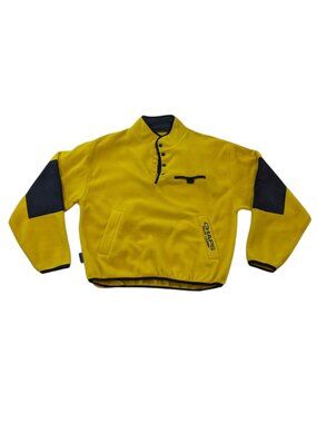 VTG Chaps By Ralph Lauren 1/4 Zip Ski Fleece Jacket Men's L Polo Sport Gorpcore